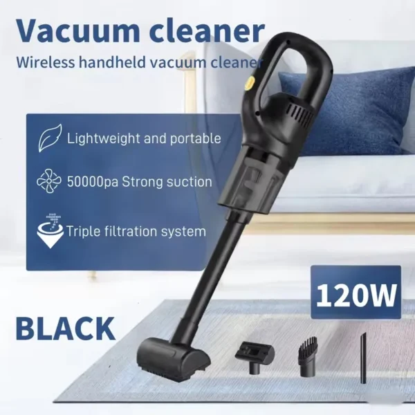 kf-S00d22f99b269444fb7bc5f4db8a565a6x Wireless Handheld Vacuum Cleaner for Home & Car & Pet